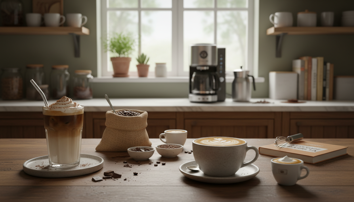 beginner-friendly coffee drinks at home