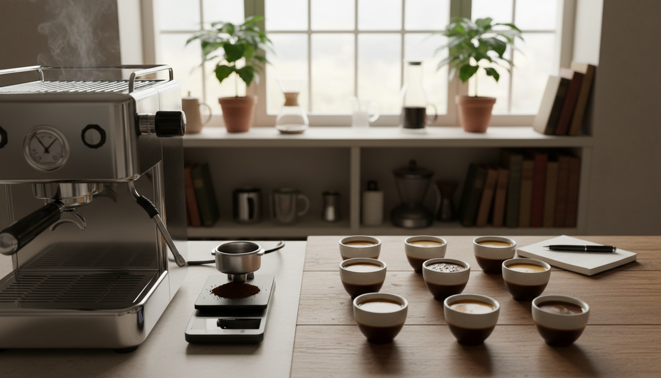 dial in espresso at home
