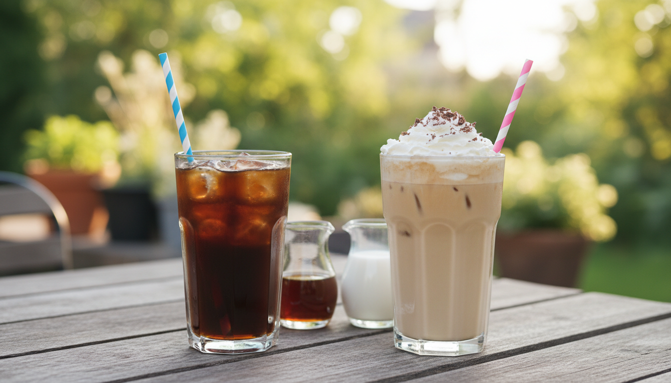cold brew and iced coffee comparison