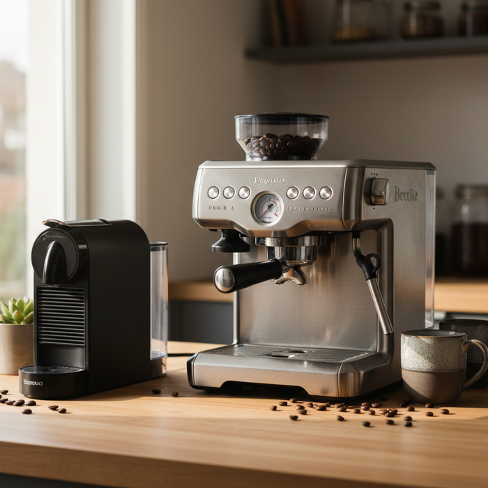Nespresso vs espresso machine: which should you buy as your first home setup?