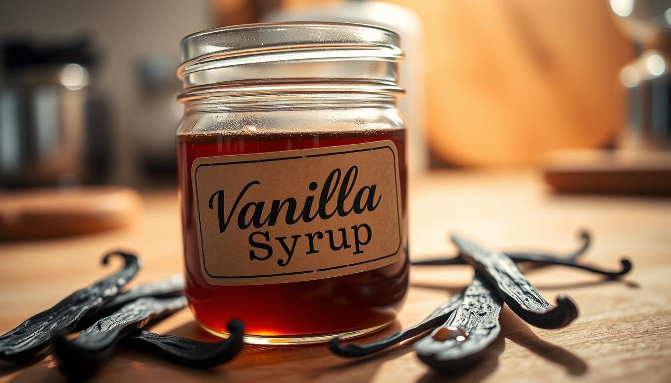 how to make vanilla coffee syrup