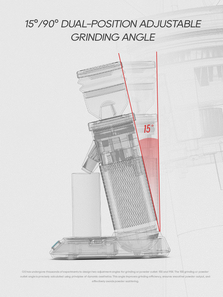 HiBrew 48 mm Conical Burr Electric Coffee Grinder