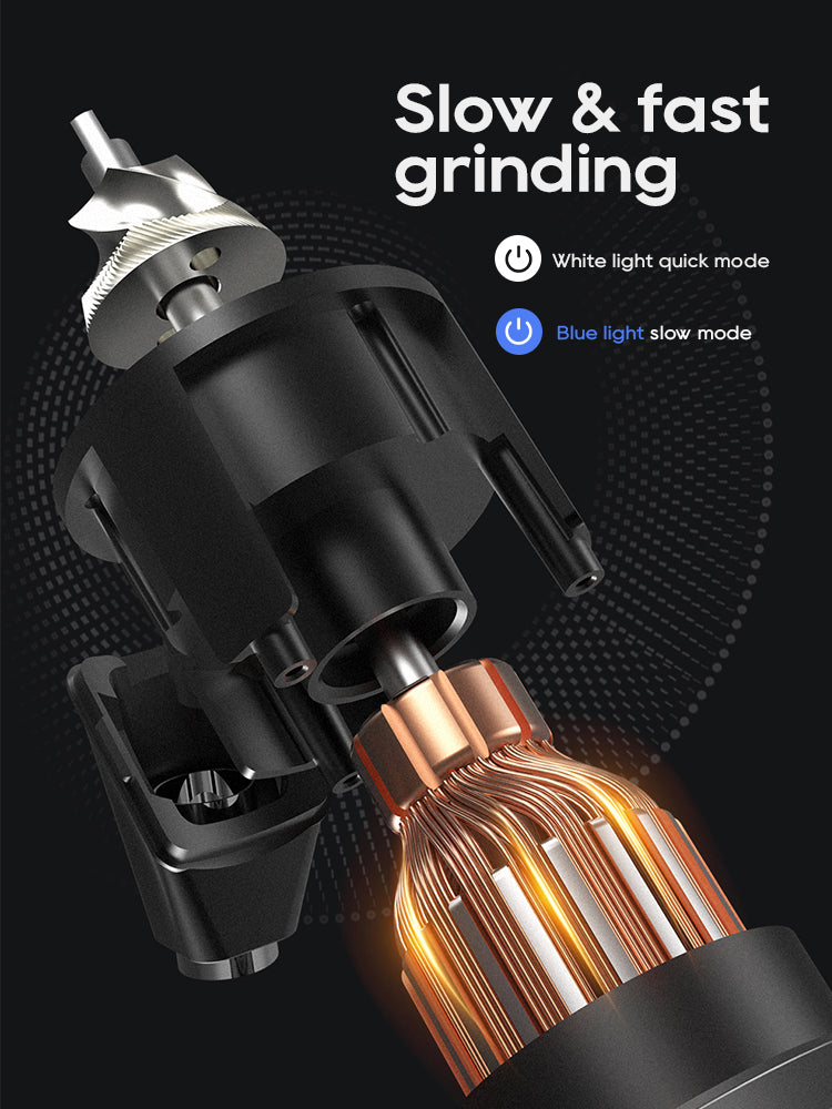 HiBrew 48 mm Conical Burr Electric Coffee Grinder