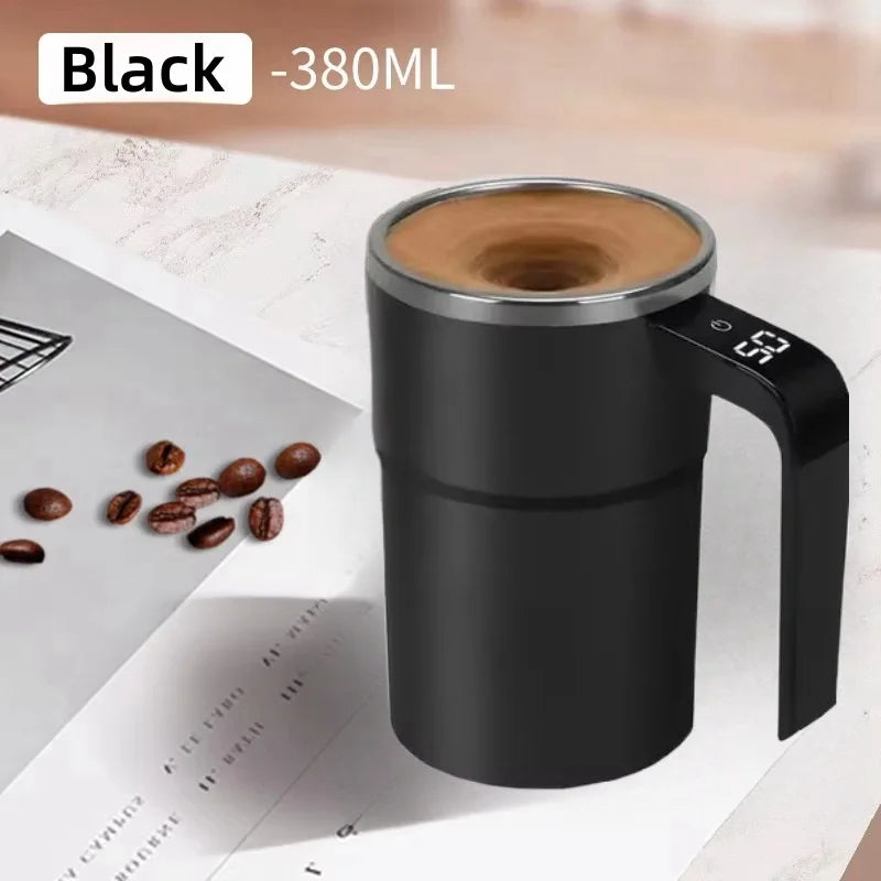 Auto Stir Coffee Mug: USB Rechargeable